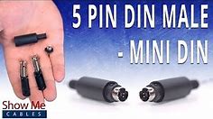 How To Install The 5 Pin Mini DIN Male Solder Connector