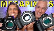 Nikon Z8 vs Canon R5 vs Sony a7R V: 45 megapixel full-frame mirrorless cameras!
