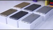 Ultimate iPhone 6 vs iPhone 6 Plus Unboxing: White (Silver) vs Black (Space Grey) vs Gold!