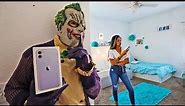 Scaring Sister As Joker, Then Giving Her iPhone 11