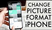 How To Change ANY Picture Format On iPhone!