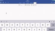 How to apply a ruler to a word document? | Word for iPad