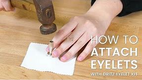 How to Use Eyelets with Dritz Eyelet Kit
