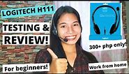 Unboxing+Testing+Review of Logitech H111 Headset | SUPER SULIT!
