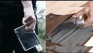 Flat Water Bottle Fits In Your Pocket And Helps Sustainable Living