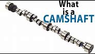 What is a camshaft? Quick, simple definition with animation.