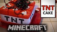 Minecraft TnT Cake - Quake N Bake