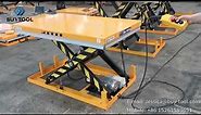 2000 Lbs Stationary Lift Table Hydraulic Stainless Steel