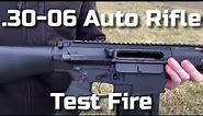 TEST FIRE of 80% AR Lower Manufactured into a .30-06