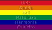 Cores da bandeira LGBT / The colors of LGBT flag