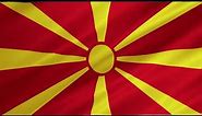 Flag of Macedonia Waving [FREE TO USE]