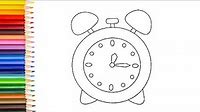 Clock Coloring for kids | Coloring pages | Easy Coloring