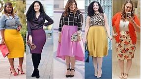 Stylish Skirt Outfits for Plus Size Women | Flaunt Your Curves with Confidence