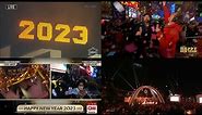 [2022-2023] New Year's Countdown on 4 Networks (ABC/CBS/CNN/NBC)