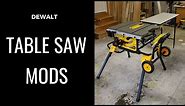 Efficiency Modifications I Made to DEWALT DWE7491RS Table Saw and Rousseau Outfeed Table