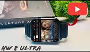 HW8 ULTRA SMARTWATCH UNBOXING & REVIEW..🔥 | Apple Watch Ultra In Just 1700 😍