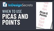 InDesign Tutorial: When to Use Picas and Points (Video Tutorial)