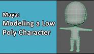 Maya: Simple Character Part 01 - Modeling