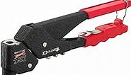 Arrow RHT300 One-Handed Swivel Rivet Tool, Manual Riveter for Metal, Fabric, Leather, and Auto Repair, Uses 1/8-Inch, 3/16-Inch, 5/16-Inch Rivets