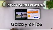How To Use Split Screen On Samsung Galaxy Z Flip 5