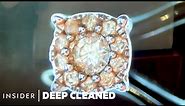 How Diamond Earrings Are Professionally Deep Cleaned | Deep Cleaned