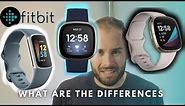Fitbit Charge 5 & Versa & Sense Differences | Fitness Tech Review
