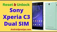 How to Hard Reset & Unlock Sony Xperia C3 Dual SIM