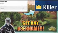 How To Get Any Fortnite Name! Invisible Space | Fortnite Battle Royale