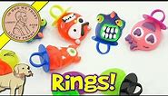 Halloween Ring Pop Emoji, Monsters & Skullz