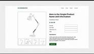 Single Product Page Design | HTML, CSS, & JavaScript