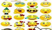 “Silly and wacky emojis” but with geometry dash reactions