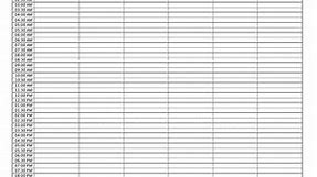 Hourly Schedule Template in 15/30 Minute Intervals » The Spreadsheet Page