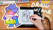 draw with me!! 🎨✨ how i use procreate (brushes + process)