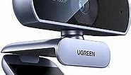 UGREEN 1080P Webcam with Microphone, Full HD USB Web Camera, Adjustable FOV, Noise-Canceling, Plug and Play, Auto Light Correction, Video Webcam for Streaming/Conferencing, Zoom/Skype/YouTube, Desktop