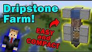 EASY Pointed Dripstone Farm (Minecraft Java)