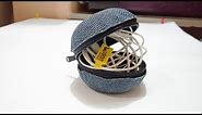 How To Make Earphone Pouch At Home [ DIY Headphone Case ]