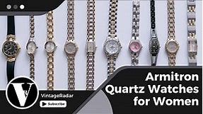 Armitron Quartz Watches for Women | Rare Vintage Ladies Armitron Dress Watches