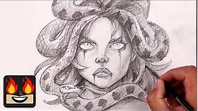 How To Draw Medusa | Sketch Tutorial