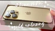 iPhone 14 Pro GOLD unboxing 4K