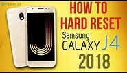 How To Hard Reset /Factory Reset Samsung Galaxy J4 (SM-J400) 2018