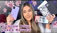 PHONE CASE COLLECTION | custom *BING CASES* review:discount code📲✨ | under $10!! | Simply Stephanie