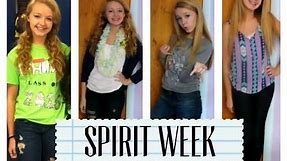 Outfits of the Week! - SPIRIT WEEK!