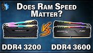 Does RAM Speed Matter? — DDR4-3200 vs DDR4-3600 — Game & Productivity Testing on R5 5600X