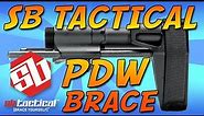 SB Tactical PDW pistol brace overview