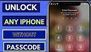 [NEW TRICK]How To Unlock Any IPhone Without Passcode 2024|Unlock IPhone 13/13 Pro And 13 Pro Max