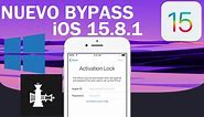 TUTORIAL ✅Como hacer el iCloud BYPASS iOS 15.8.1 Checkra1n en WINDOWS