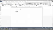 How to Make an Outline on Your Computer as a Microsoft Word Document : Microsoft Office Lessons