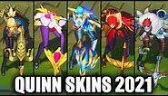 All Quinn Skins Spotlight (League of Legends)