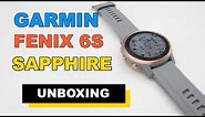 Garmin Fenix 6S Sapphire Rose Gold Unboxing HD (010-02159-21)