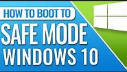 How To Restart Windows 10 In Safe Mode